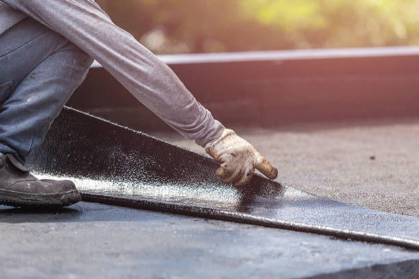 Professional Basement Waterproofing technician working in Noblesville, IN